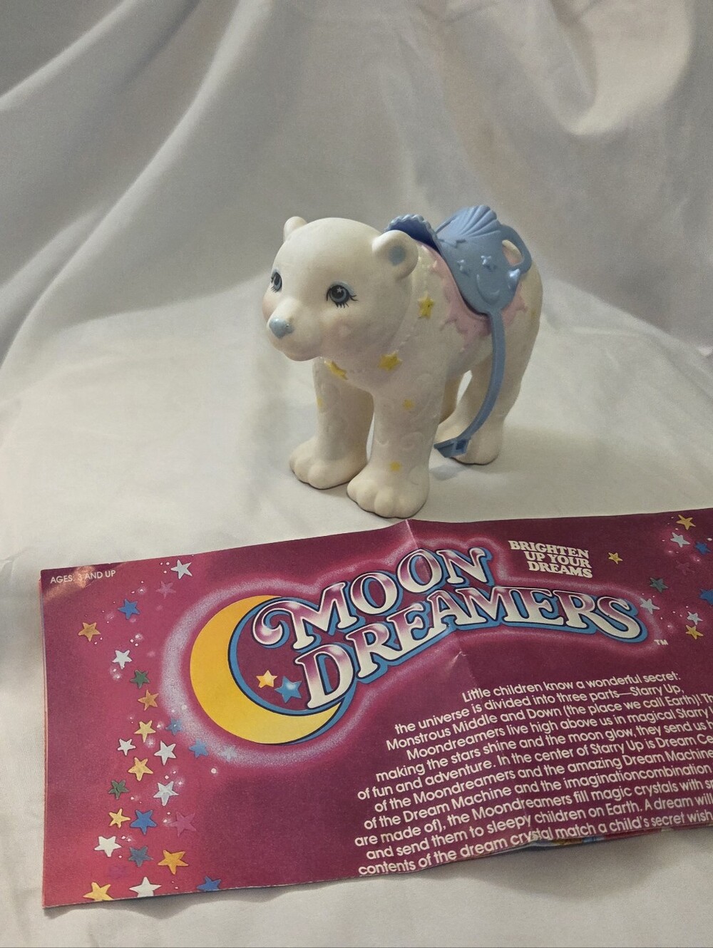 Vintage 1986 Hasbro Moondreamers Ursa Major polar bear